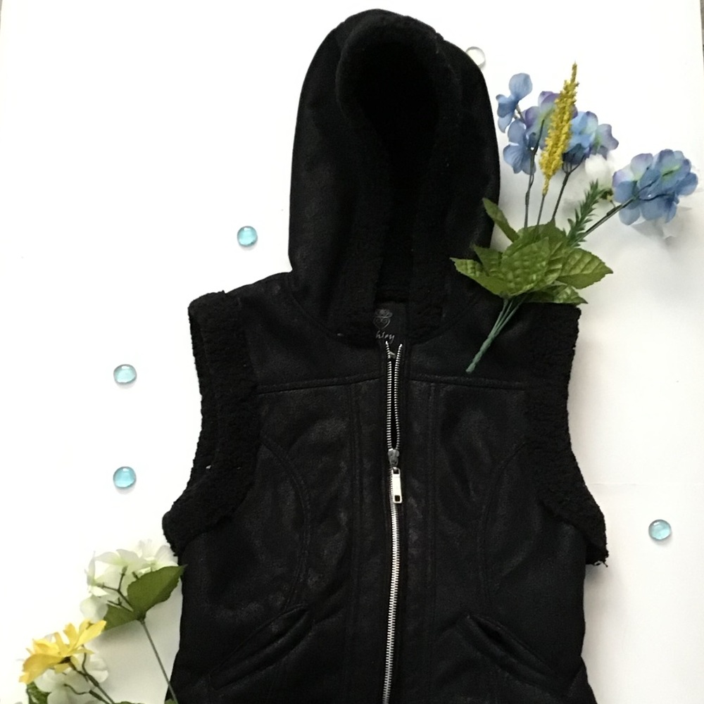 Black Wool Vest